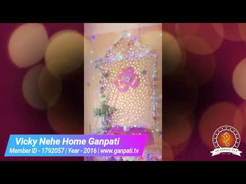 Vicky Nehe Home Ganpati Decoration Video