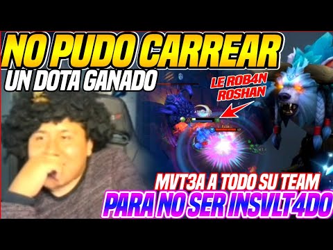 🤣LE ROB4RON ROSHAN🤣MACARIUS MVT3A A TODOS PARA NO SER INSVLT4DO "NO PUDO CARREAR UN DOTA GANADO"🤣