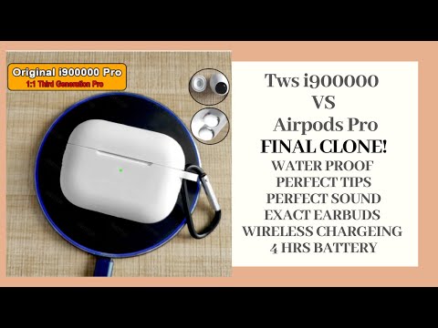 Airpods Pro Super Copy || Final Clones! || Clone VS Airpods pro || i900000 Pro || THIRD GEN