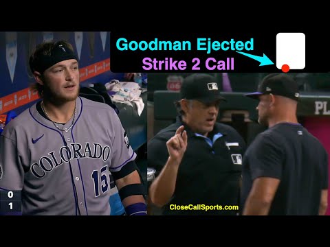E140 - Hunter Goodman Ejected by James Hoye When Strike 2 Dispute Turns into Post-Strikeout Bat Slam
