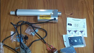 Unboxing: RVMARINEPAT 6-inch stroke 300lb 12 volt linear actuator kit $46