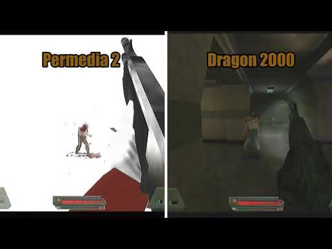 Retro Hardware Test 3Dlabs Permedia 2 vs Gainward Dragon 2000 Soldier of Fortune