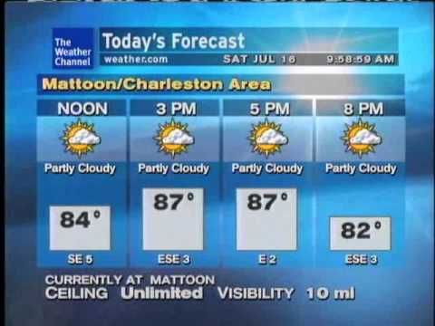 WeatherSTAR XL - Excessive Heat Warning bulletin.