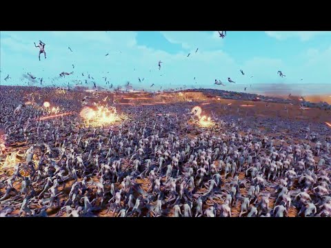 Zombies 1.000.000 VS Sherman 2.000 Ultimate Epic Battle Simulator 2