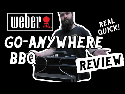 WEBER GO-ANYWHERE CHARCOAL BBQ WALKTHROUGH / REVIEW