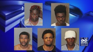 MUG SHOTS: 5 arrested after AT&T armed robbery in West Springfield