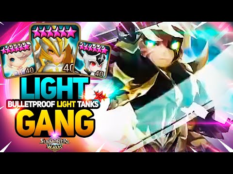 BULLETPROOF LIGHT GANG in Summoners War