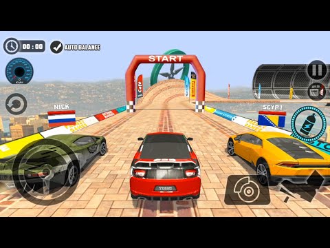 Impossible Car Tracks 3D Update - Toxic Car Unlocked - Multiplayer Mode Driving - Android Gameplay
