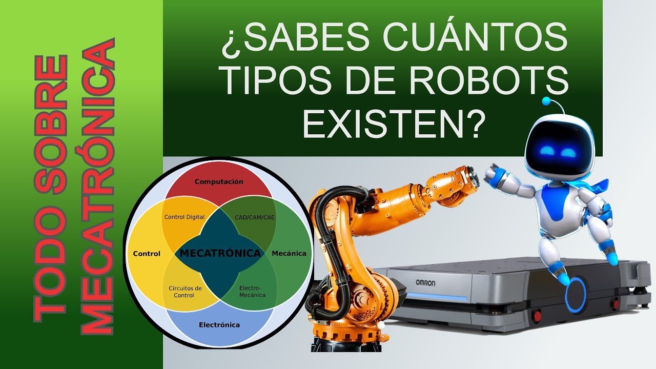 🤖 TIPOS DE ROBOTS INDUSTRIALES.⭐NO TE PIERDAS ESTE ESPECTACULAR VIDEO. MECATRÓNICA PARA TODOS #2