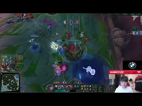 T1 Gumayusi knows how to bait enemy team with his Jinx's GA and passive | Stream Highlights