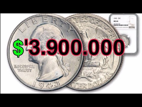 Top 35 MOST VALUABLE QUARTERS IN CIRCULATION–Rare Washington Quarter Dollar Worth list