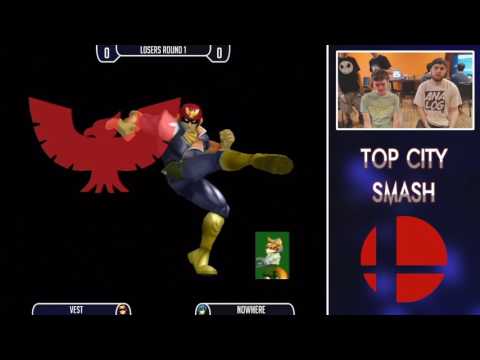 Techskill Tuesdays 2 SSBM - Vest (C. Falcon) Vs. Nowhere (Fox) Losers Round 1