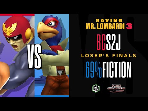 SAVING MR. LOMBARDI 3 - S2J (Falcon) vs Fiction (Falco) - SSBM - Loser's Finals