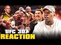 Israel Adesanya Andrew Schulz React To Alex Pereira Vs Khalil Rountree At UFC 307