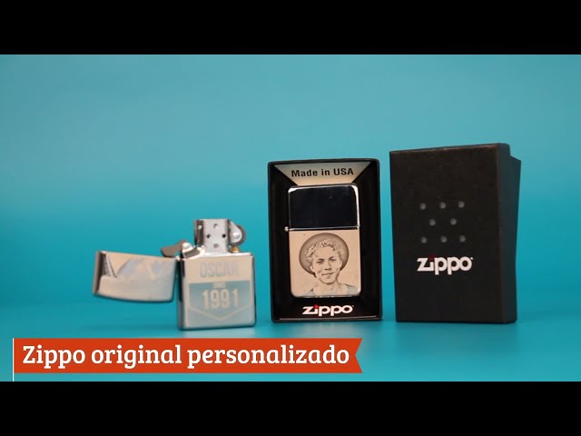 Vídeo relacionado con Regalo Grabado - Mechero Tipo Zippo Personalizado de Acero Inoxidable | Encendedor Gasolina Grabado | Grabado Láser Doble Cara con Texto, Logo o Diseño Cumpleaños y Eventos