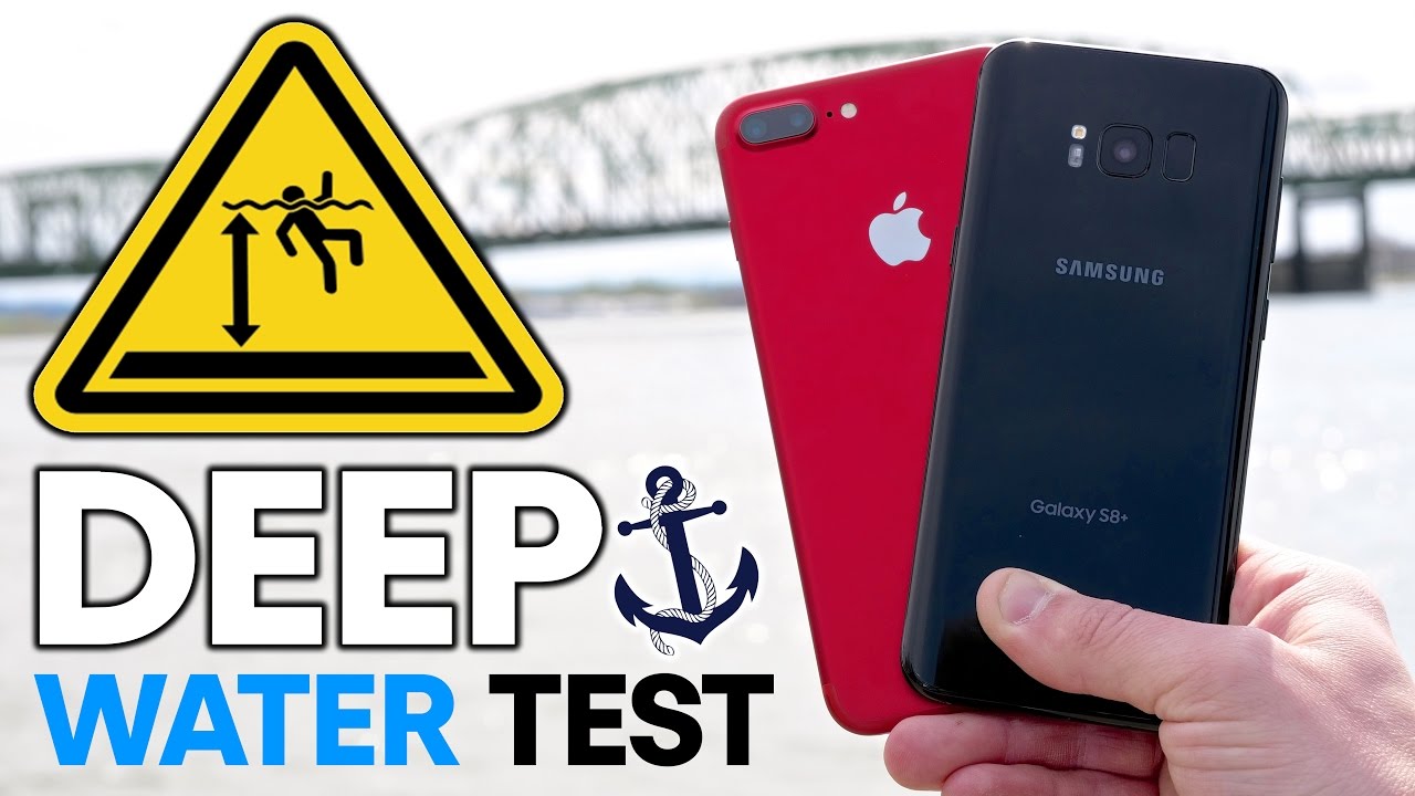 Galaxy S8 Plus vs 7 Plus DEEP Water Test! How Deep Before It Dies?