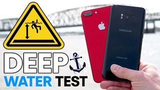 Galaxy S8 Plus vs 7 Plus DEEP Water Test! How Deep Before It Dies?