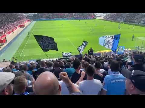 RW Essen gg. TSV 1860 München, 14.05.2023, Stimmung vor dem Spiel