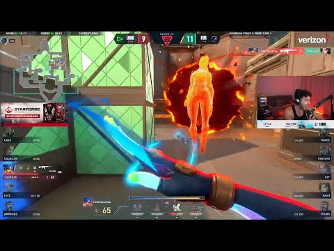 LOUD Saadhak Crazy Kills Against FURIA | VCT VALORANT Americas Stage 2