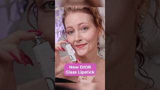 Dior case with their brand new Glass Lipstick in Coral Star.