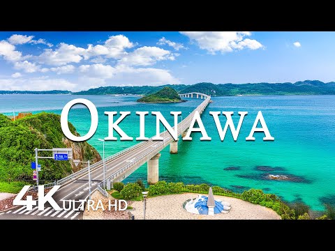 FLYING OVER OKINAWA (4K UHD) - Soothing Music Along With Beautiful Nature Video - 4K Video ULTRA HD