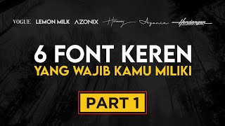 Font Keren Buat Quotes Yang Wajib Dimiliki Desainer Grafis PART 1 | FREE DOWNLOAD FONT