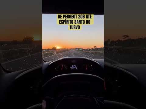 De Peugeot 208 STYLE até Espírito Santo do Turvo #peugeot208 #208style #208
