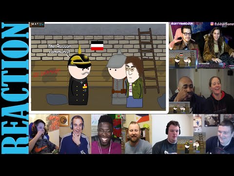 The Cold War - OverSimplified (Part 1) REACTIONS MASHUP