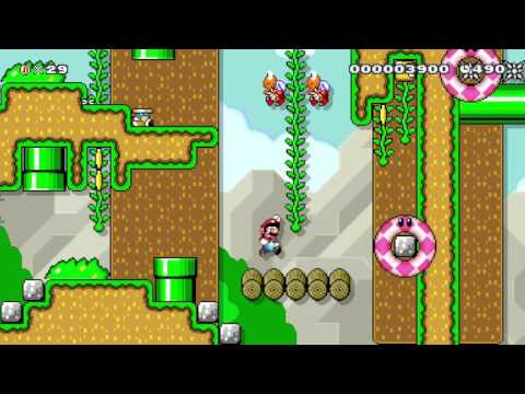 [W8] Raspberry Woods 1 by Kosten - SUPER MARIO MAKER - NO COMMENTARY 1AH