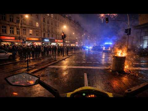 Dangerous drive on New Year's Eve 2026 in Berlin Neukölln 🤯