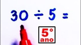 DIVISÃO - 5° ANO