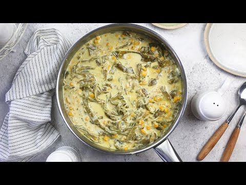Rajas Con Crema Recipe - Creamy and Meatless!
