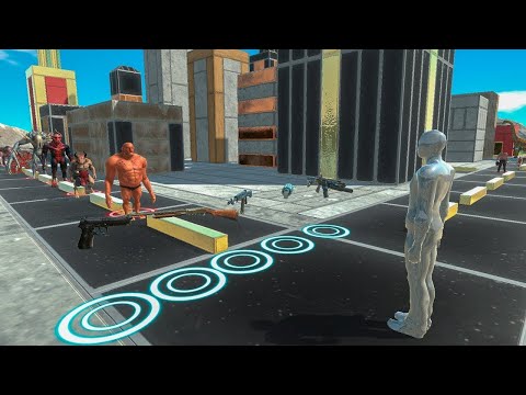 🔥PFS DEATH RUN IN CITY - Animal Revolt Battle Simulator