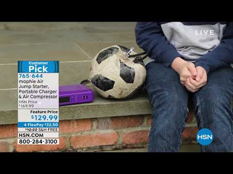 mophie Air Car Jump Starter, Portable Charger and Air Co...