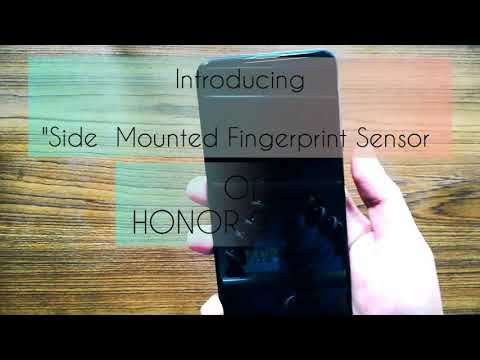 [HONOR 9X Pro] Side Mounted Fingerprint Sensor in Action