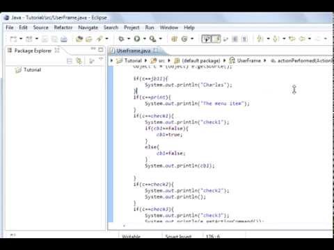 Java Programming Lesson 74 Gui Checkbox Actionlistener
