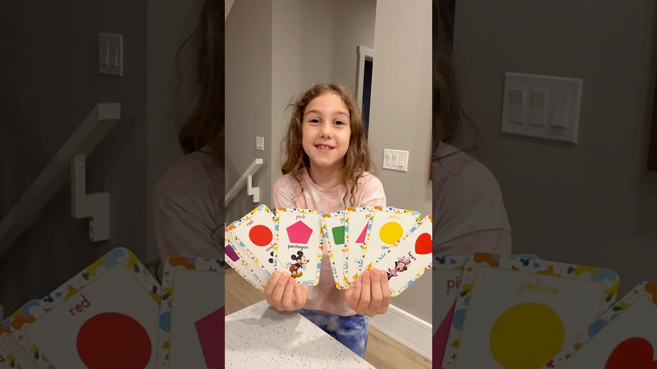 Sierra teaches Rhia about shapes - learning is very important ❤️ #shorts