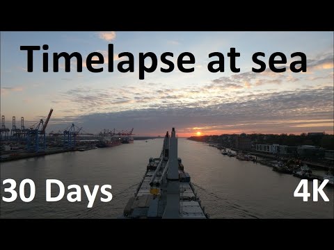 30 Days at sea | Timelapse | Europe | GoPro Hero 8 Black | 4K
