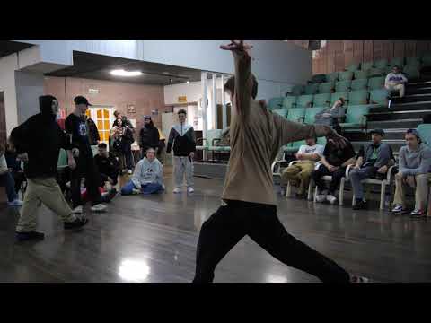2x2 bboy Tihiy & Bitflex vs FYXO - "ALL OPTION" break dance battle