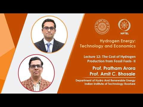 Hydrogen Energy Technology and Economics promo video by Prof Pratham Arora Prof Amit Bhosale