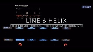 Line 6 Helix - Guitar Preset Demo - L3T Speaker (Room Mic)
