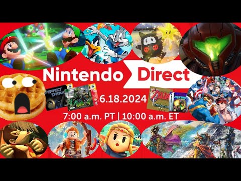 IT HAS EVERYTHING!!! - Nintendo Direct 6.18.2024 Reaction - Waffle Reacts