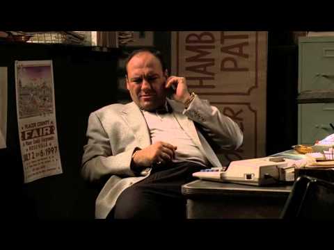 The Sopranos - Tony talks to Patsy about his non-stop mourning