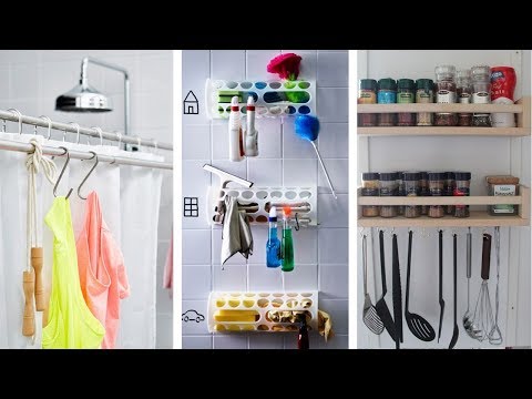 Part of a video titled 25 Smart IKEA Ideas to Organize Your Home - YouTube