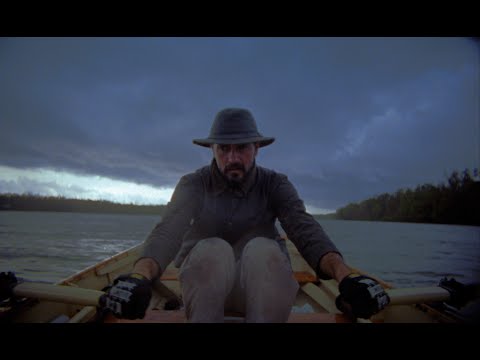 Heath Kirchart rows into a storm