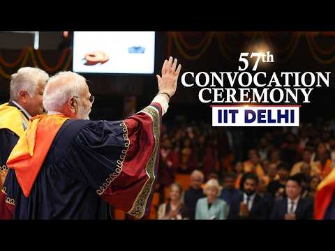 PM Modi participates in the 57th Convocation Ceremony of the IIT Delhi
