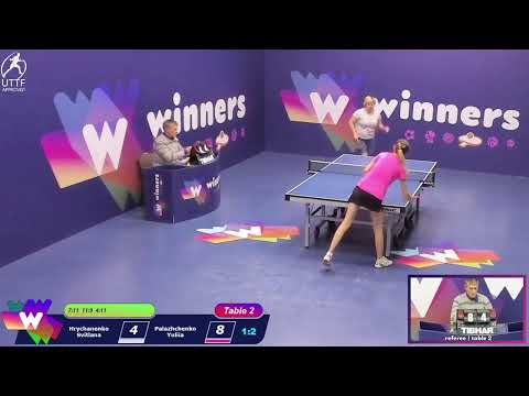 Winners League 15.11.21  Hrychanenko Svitlana - Palazhchenko Yuliia 17:00