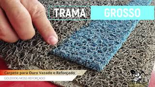 Vídeo de Kit Carpete Vazado GoldMoss 50 cm × 1 m