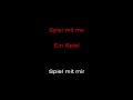 Rammstein - Spiel Mit Mir (instrumental with ...