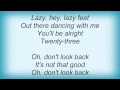 Earlimart - Lazy Feet 23 Lyrics